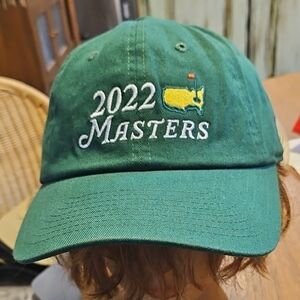 American Needle Green Cotton Masters 2022 Golf Tournament Cap Hat